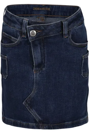 Zadig & Voltaire Asymmetric denim skirt