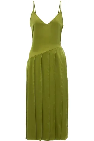 J.W.Anderson Ribbon-panel midi dress