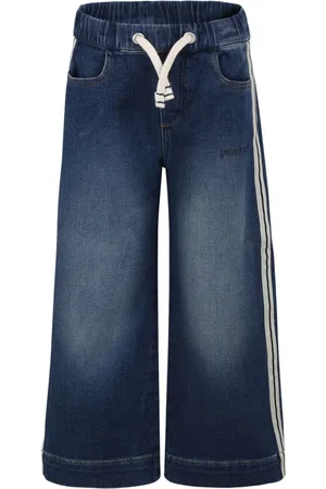 Palm Angels Stripe-trimmed jeans
