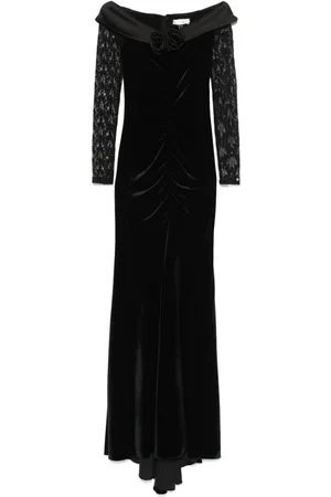 NISSA Velvet maxi dress