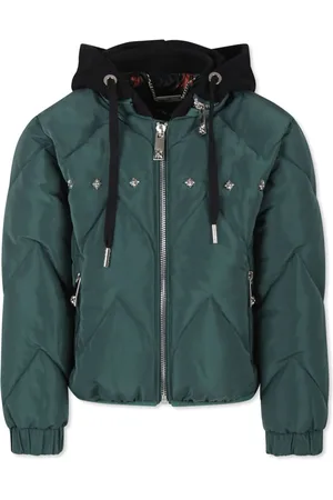 John Richmond Stud-embellished puffer jacket