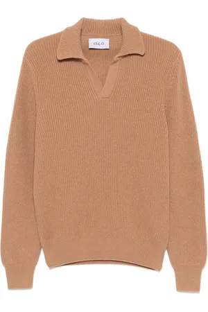 D4.0 Virgin wool polo sweater
