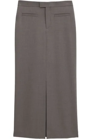Filippa K Front-slit tailored maxi skirt