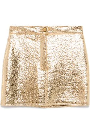 ALYSI Metallic mini skirt