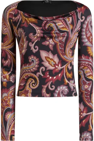 Etro Printed jersey top