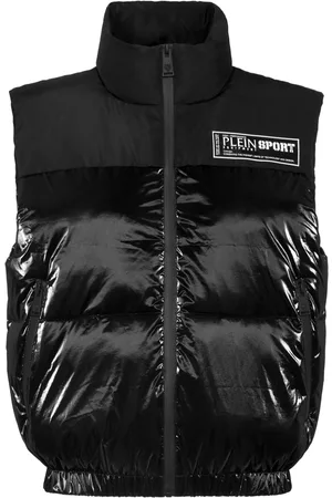 Philipp Plein Logo-print quilted gilet
