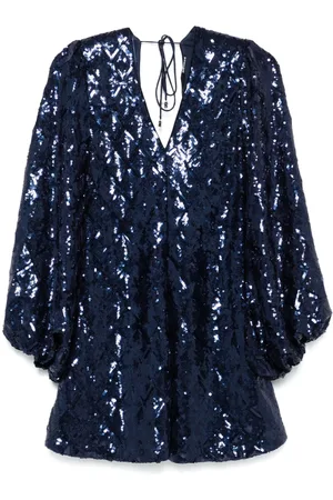 ROTATE Sequinned mini dress
