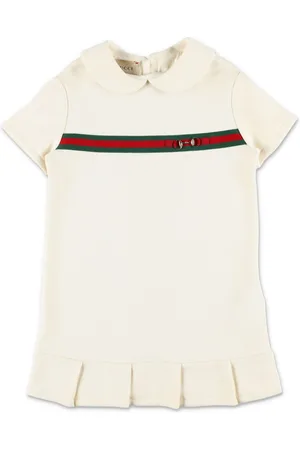 Gucci Web-stripe cotton dress