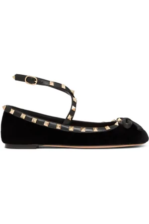 VALENTINO GARAVANI Rockstud strappy ballets