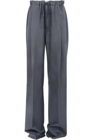 Maison Margiela Moiré-effect straight-leg trousers