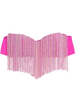 AMIR SLAMA Strapless cropped top