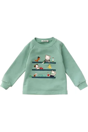 Familiar Graphic-print cotton sweatshirt