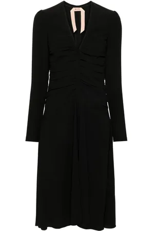 Nº21 Draped midi dress
