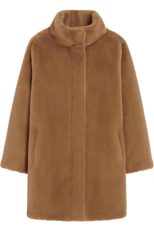 Apparis High-neck faux fur coat