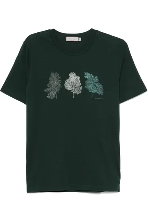 CANALI Logo cotton T-shirt