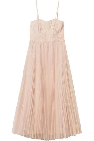 Twin-Set Pleated tulle midi dress