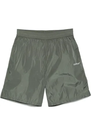 OFF-WHITE Logo-print swim shorts