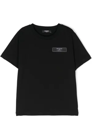 Balmain Logo-patch T-shirt