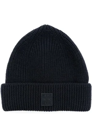 Jacob Cohen Logo-patch beanie hat