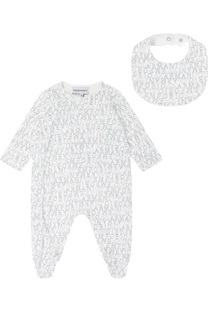 Emporio Armani Logo-print babygrow set