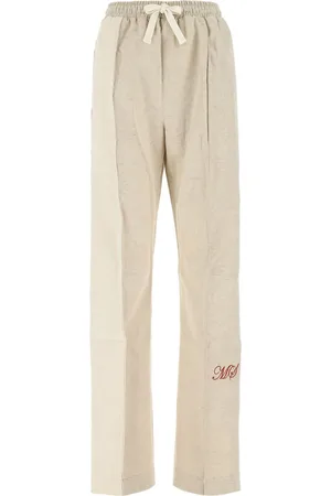 Marine Serre Logo-embroidered track pants