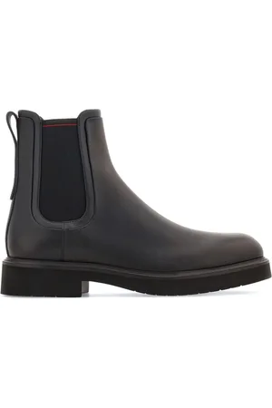 Salvatore Ferragamo Leather Chelsea boots