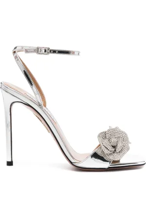Aquazzura Crystal Orchid 105mm sandals