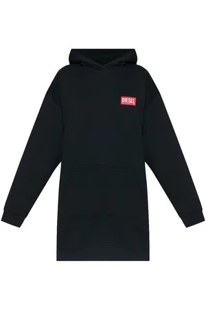Diesel D-Boxt cotton hoodie dress