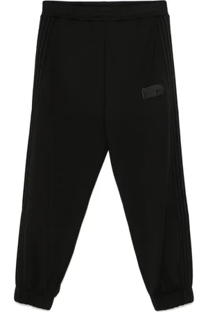 EA7 Rubberised-logo track pants
