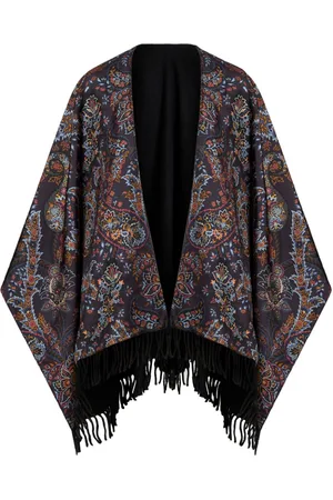 Etro Paisley-print silk cape