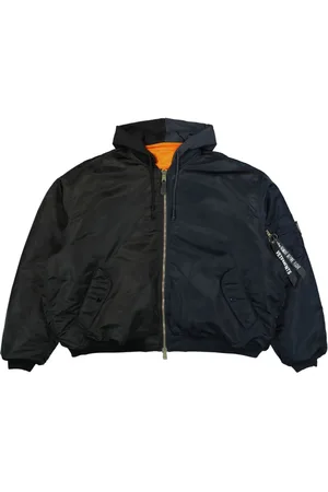 Vetements Two-tone zip-up hoodie