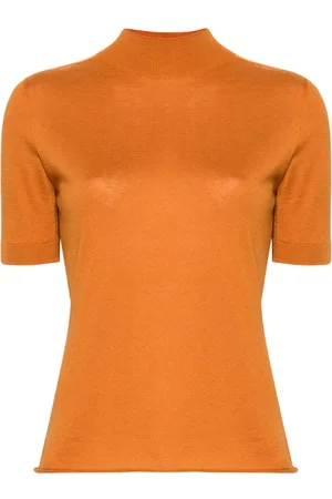 Twin-Set Mock-neck knitted top