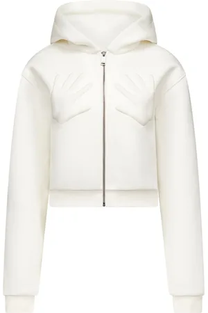 AREA Embossed handprint hoodie