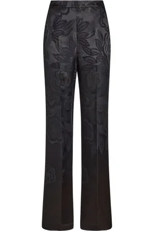 Etro Jacquard palazzo trousers