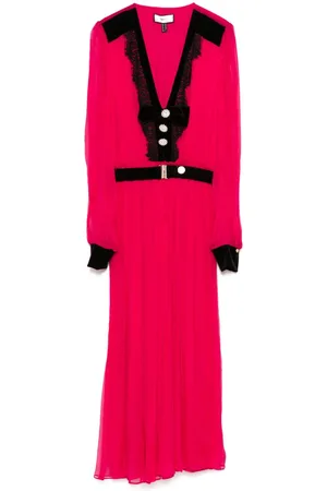 NISSA Belted midi dress