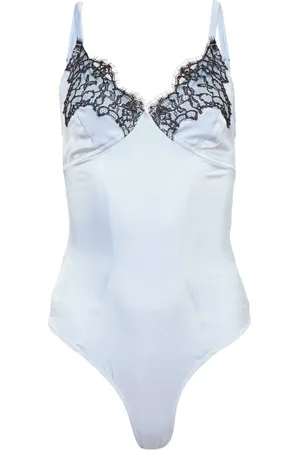 FLEUR DU MAL Iris lace bodysuit