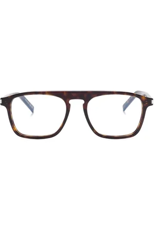 Saint Laurent Tortoiseshell-effect glasses