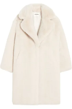 Apparis Steffi wide-lapels faux-fur coat