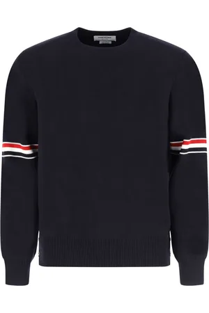 Thom Browne Milano stitch crew neck jumper