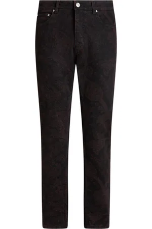 Etro Paisley-pattern slim-fit jeans