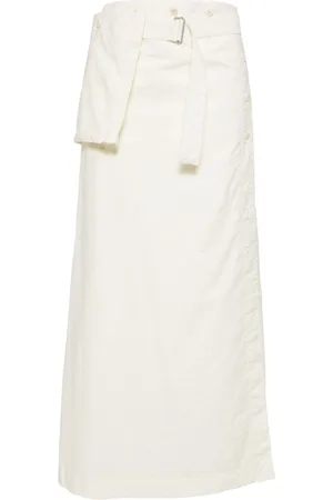 LEMAIRE Belted wrap maxi skirt