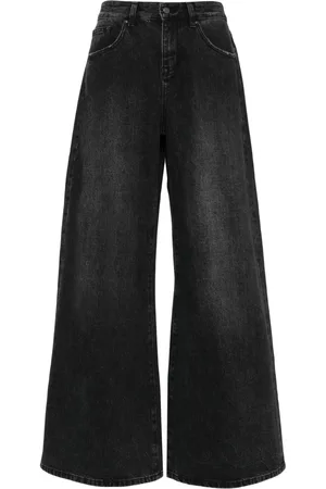 JNBY Distressed wide-leg jeans