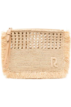 Paco rabanne Raphia clutch bag