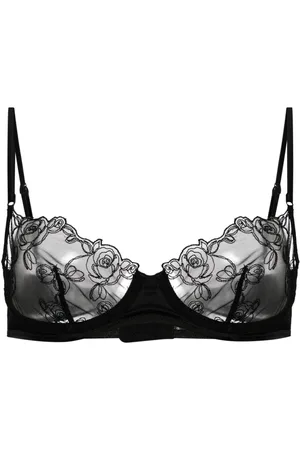 Kiki de Montparnasse La Rose lace demi bra