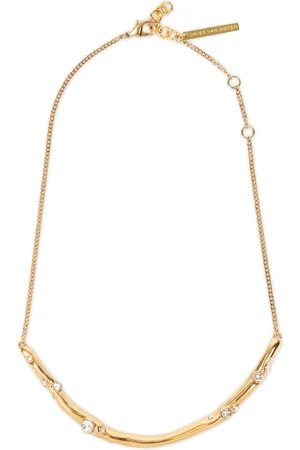 DRIES VAN NOTEN Crystal-embellished necklace