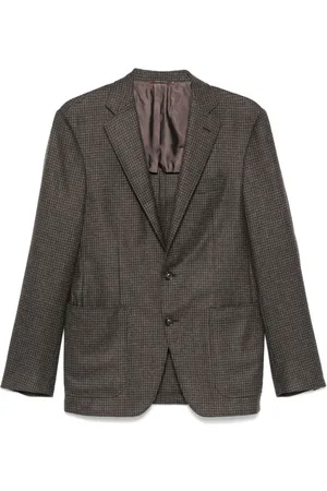 CANALI Houndstooth-pattern blazer