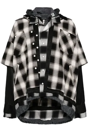 Maison Mihara Yasuhiro Checked-pattern shirt