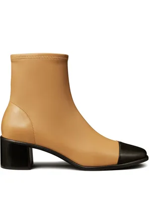 Tory Burch 50mm cap-toe ankle boots
