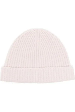N.PEAL Cashmere ribbed beanie