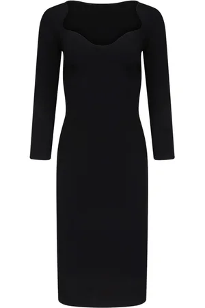 GALVAN Kaia stretch-knit midi dress